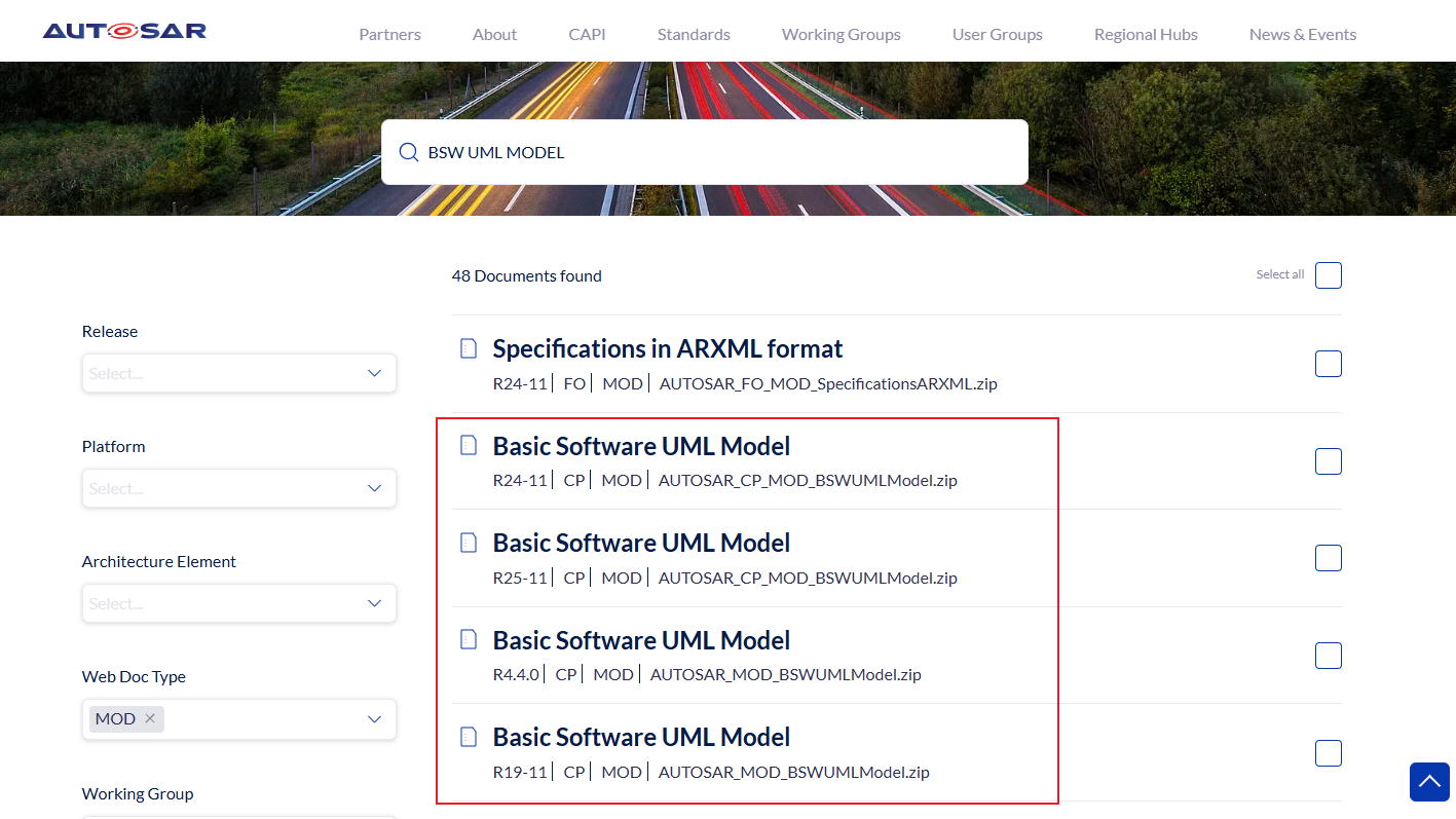 autosar-search-bswuml